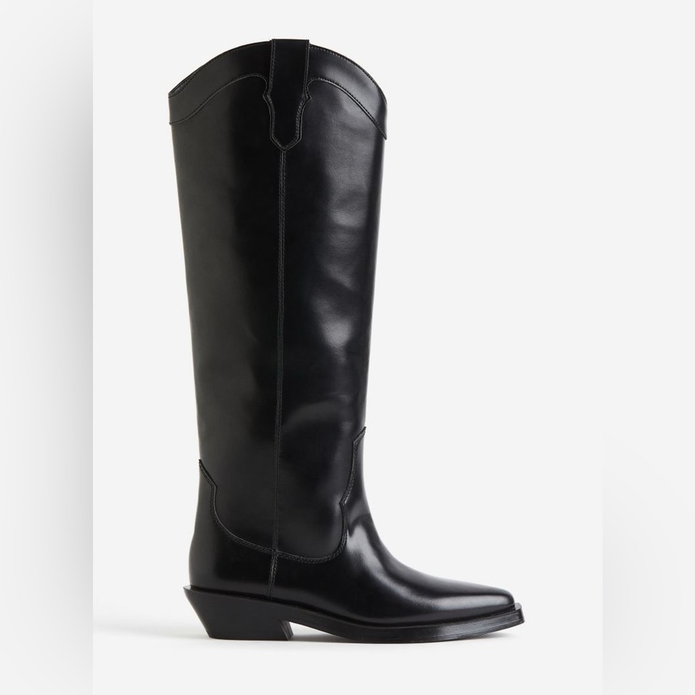 H&M Knee High Cowboy Boots
